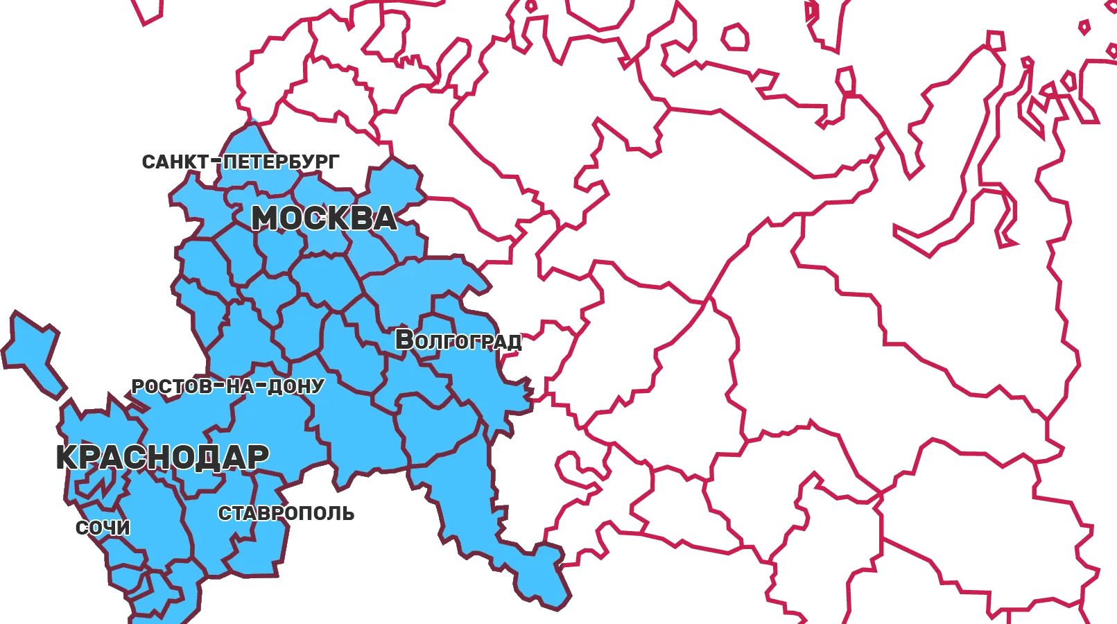 Карта в Усть-Лабинске
